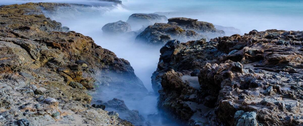 Shaw’s Cove in Laguna Beach. Slow shutter speed with ND Filter. Lots of beautiful beaches here.