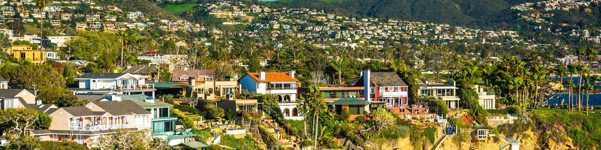 View of the Pacific Coast from Crescent Bay Point Park, in Laguna Beach, California.; Shutterstock ID 255982579