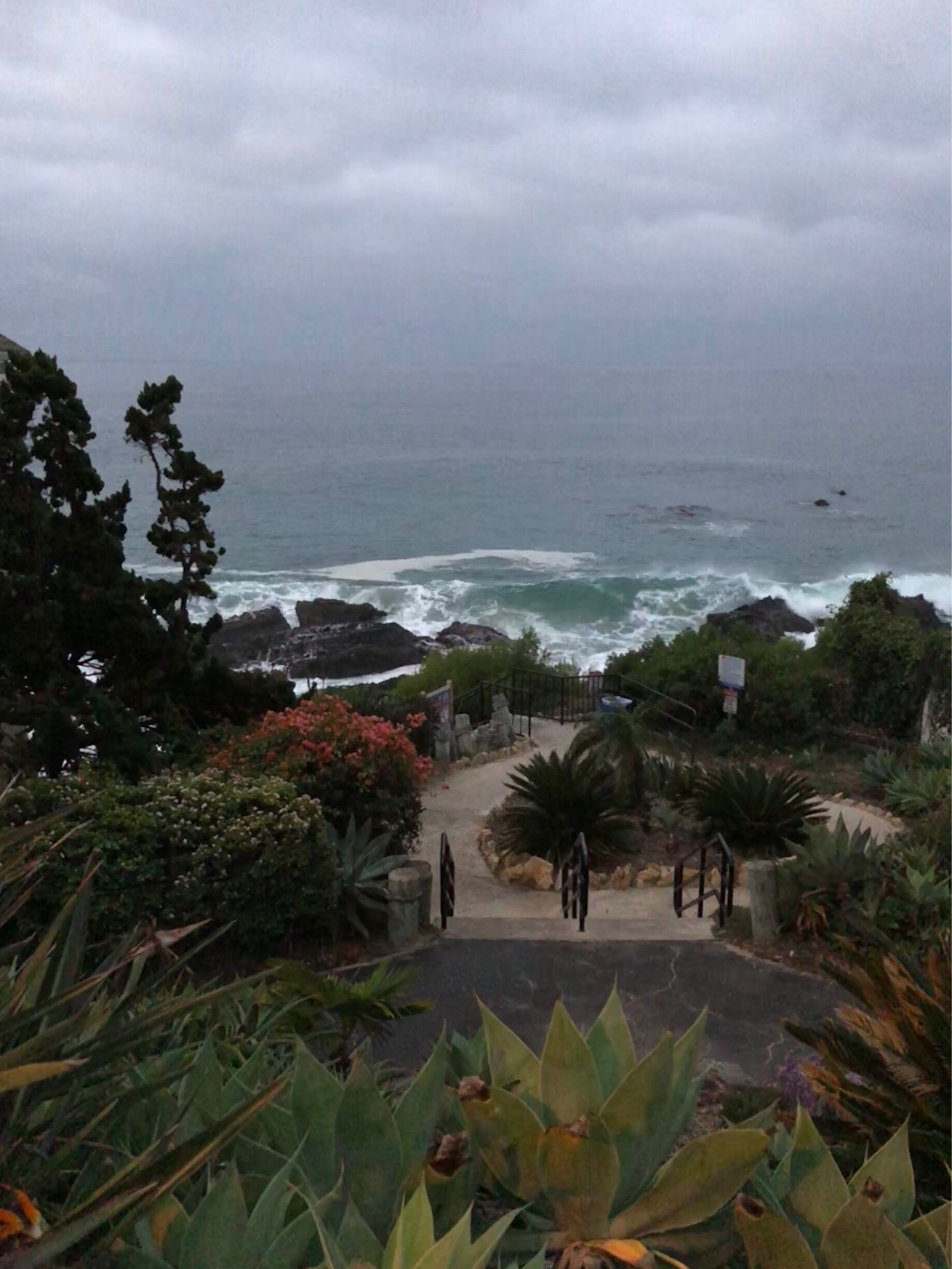 Sunrise on cloudy morning 