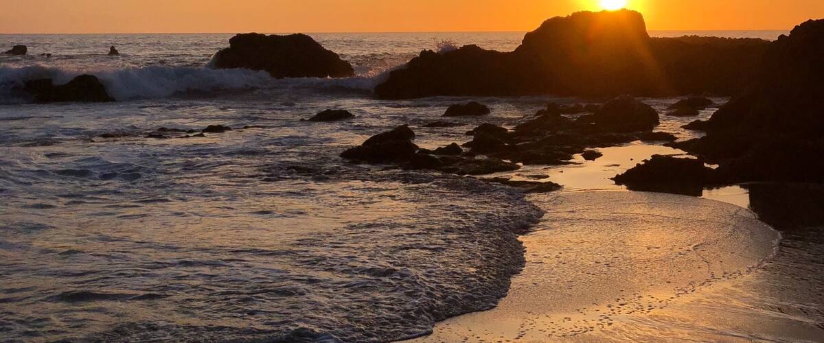 Nothing like a beautiful sunset to wind down the day. This at Woods Cove, amazing place to watch sunsets