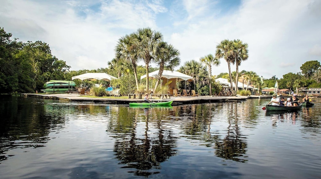 Early morning canoeing.