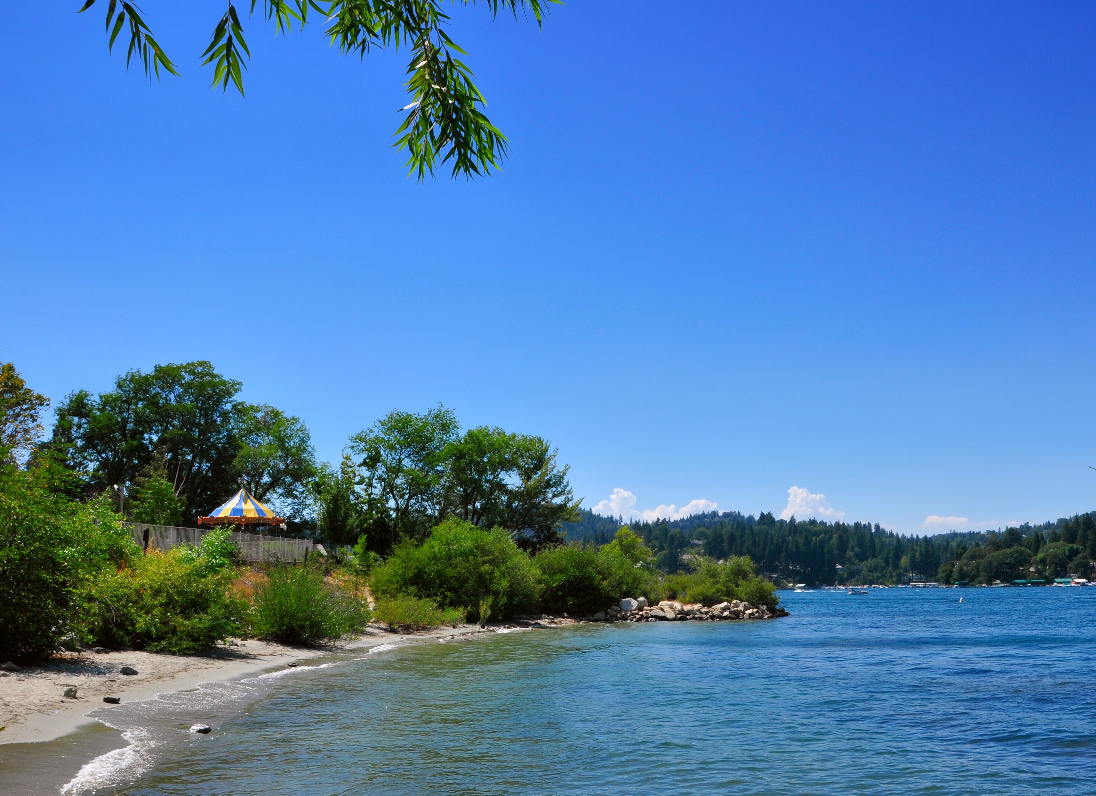 View of Lake Arrowhead California, USA