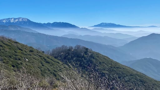 Gorgeous views from multiple spots along the way from Crestline to Lake Arrowhead
