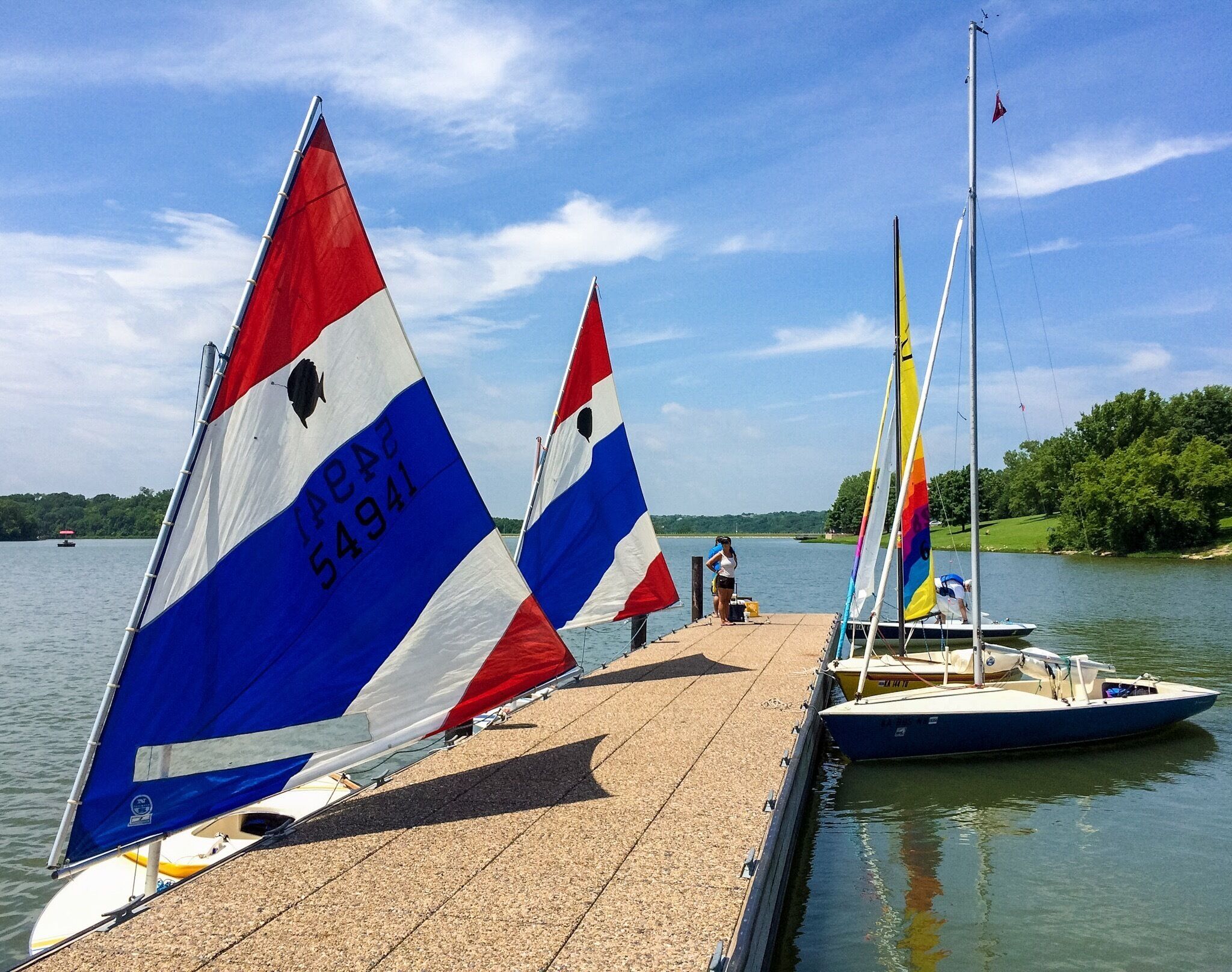 Suns out sails up! #getoutdoors #laketime #sailing #Summer15