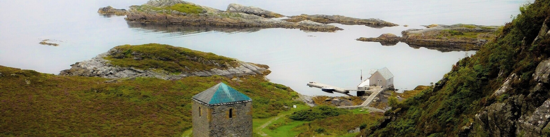 On this peaceful island are the remains of an ancient monastery from the 1200's.  One of the most serene settings that I have ever experienced.
