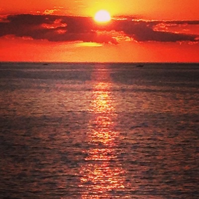 Sunset over Lake Erie