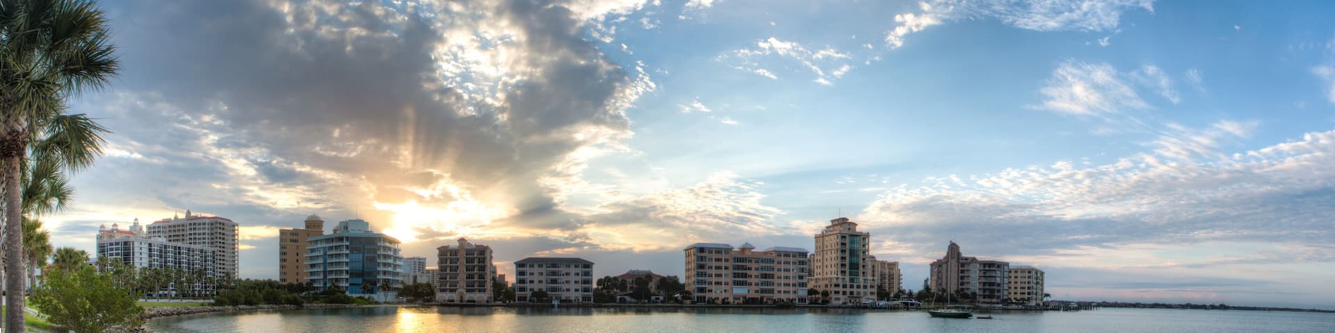 Sarasota Skyline At Sunrise