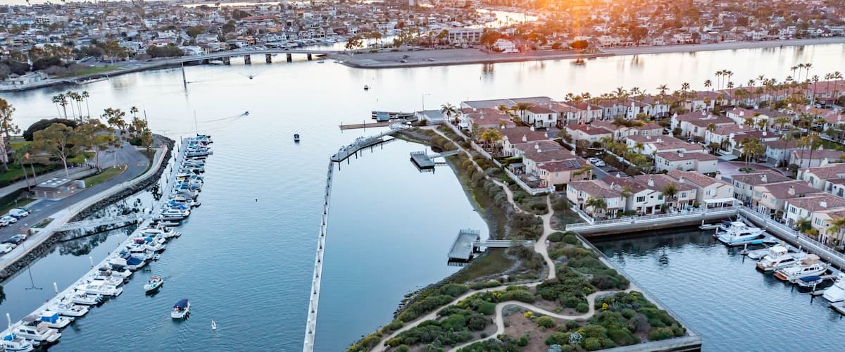 Los Alamitos Bay from above