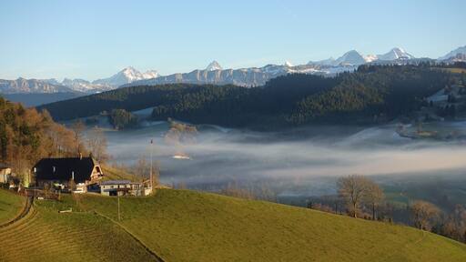 Eiger , Mönch and Jungfrau is the view from here !