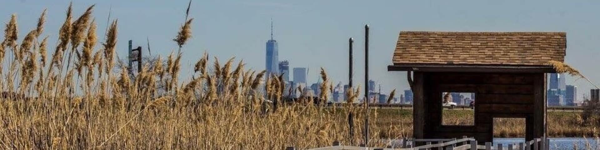 Nice environmental trails with great views of Manhattan