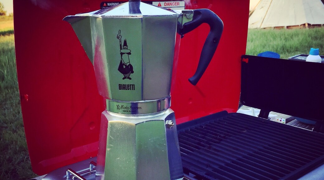 One of two tipis available for public reservation. Quite comfortable, actually!