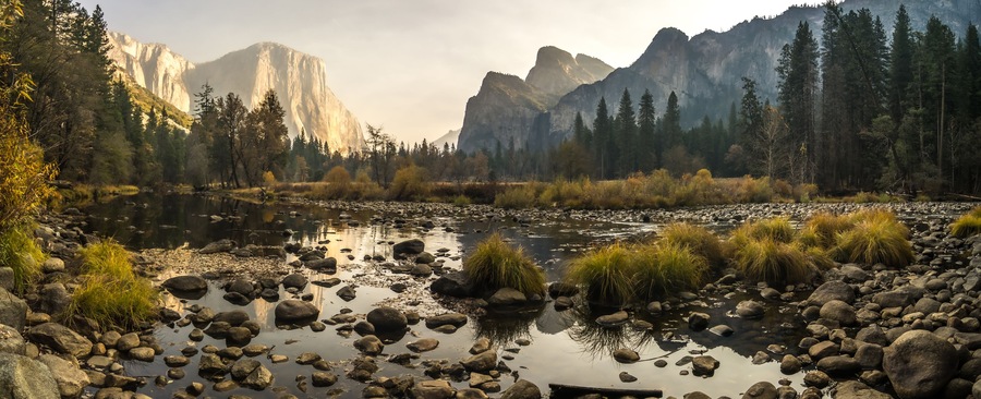 early morning at yosemite national park california