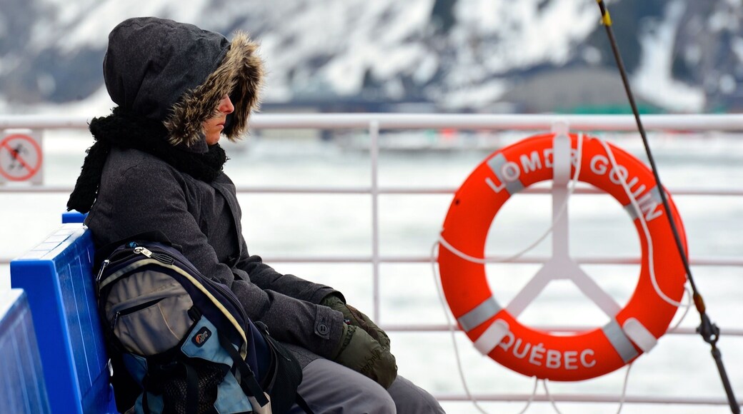 On the ferry with chilly wind and #red Lifebuoy.
#Canada #Quebec #Levis #ferry #Lifebuoy #snow #frozen