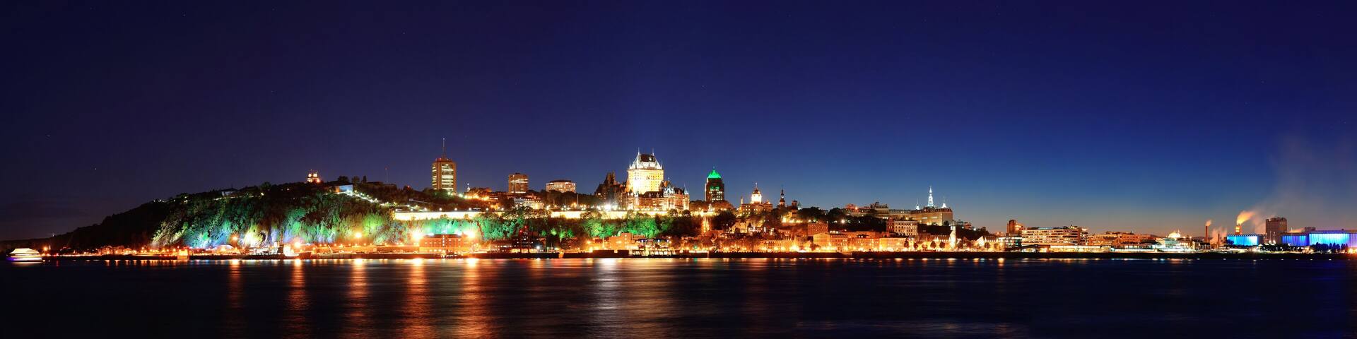 Quebec City at night