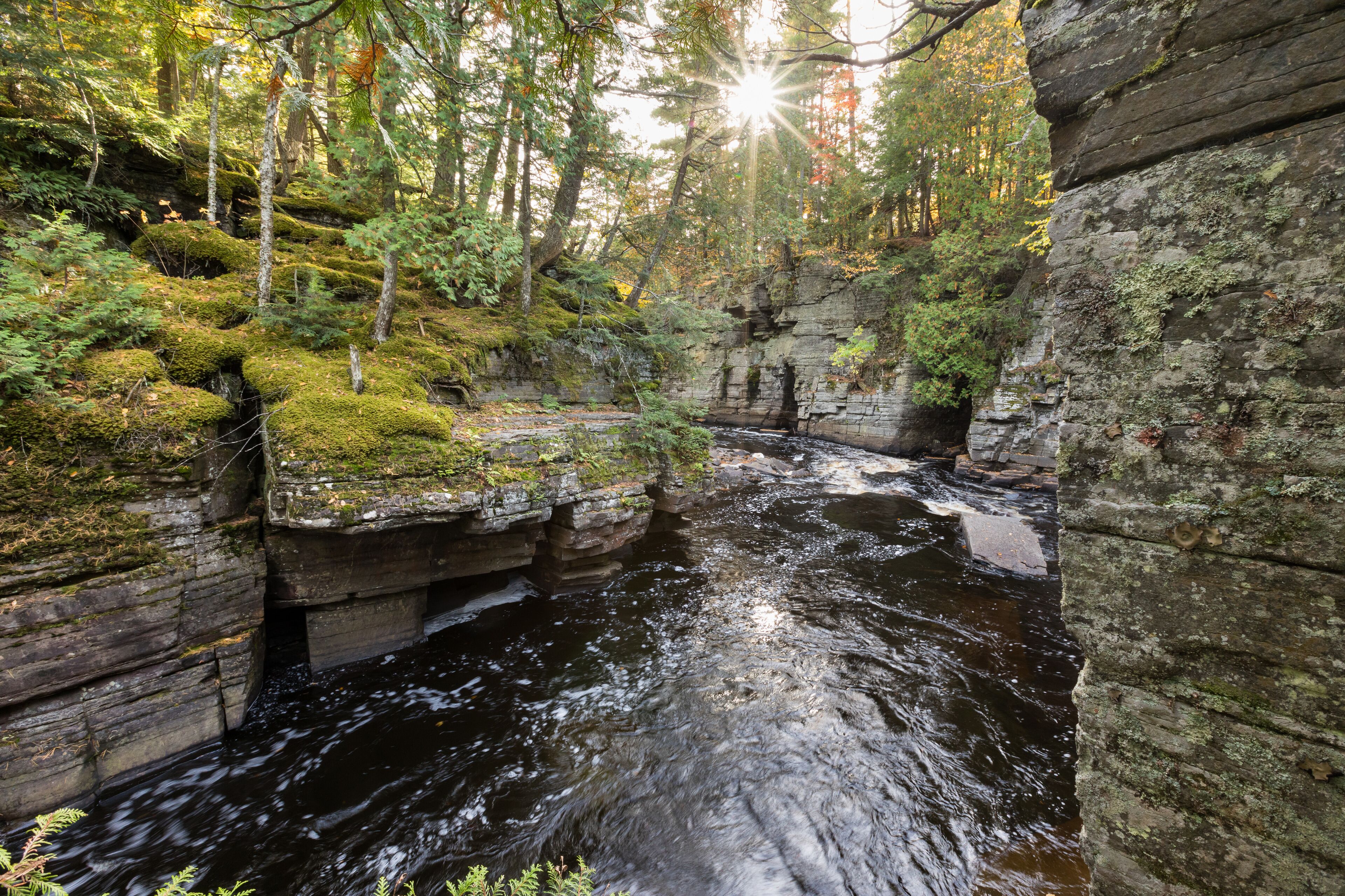 Sturgeon River Gorge near L'Anse Michigan