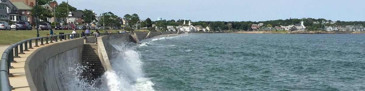 This was a beautiful walk, made even better by a local ice cream shop. Supposedly this is all walkable sandy beach when it's not high tide. Still, very pretty and worth the visit.
