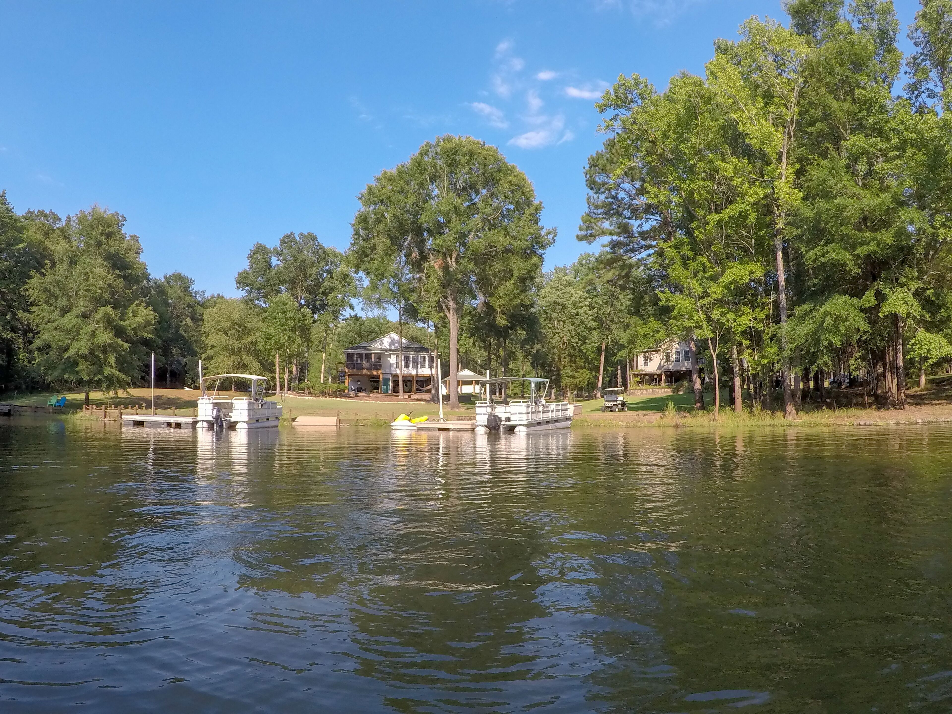 beautiful scenes on lake wateree in south carolina
