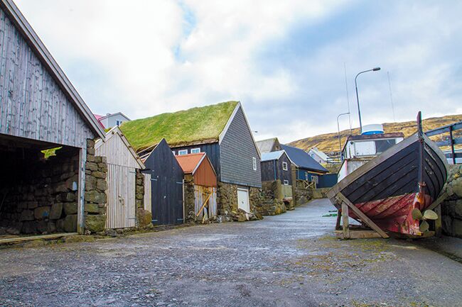 The village Eidi on the Faroe Islands.
Read more about the Faroe Islands on: http://www.travelwithallsenses.com/faroe-islands-treat-for-all-senses/