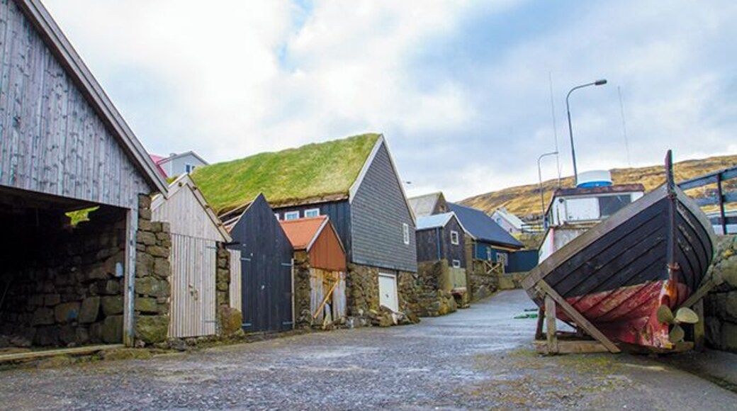 The village Eidi on the Faroe Islands.
Read more about the Faroe Islands on: http://www.travelwithallsenses.com/faroe-islands-treat-for-all-senses/
