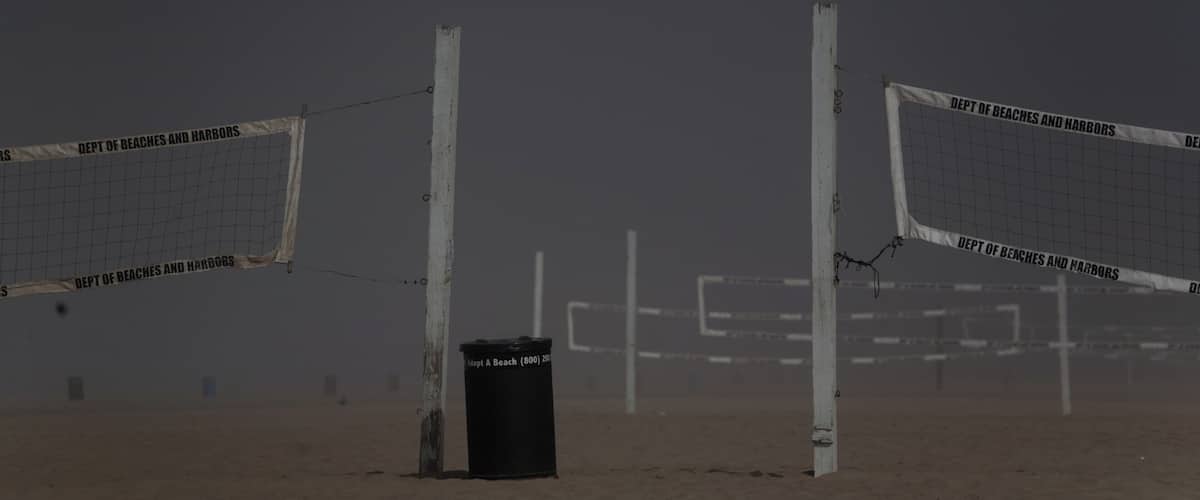 Volleyball courts  Manhattan beach LA California.  #BeachTips