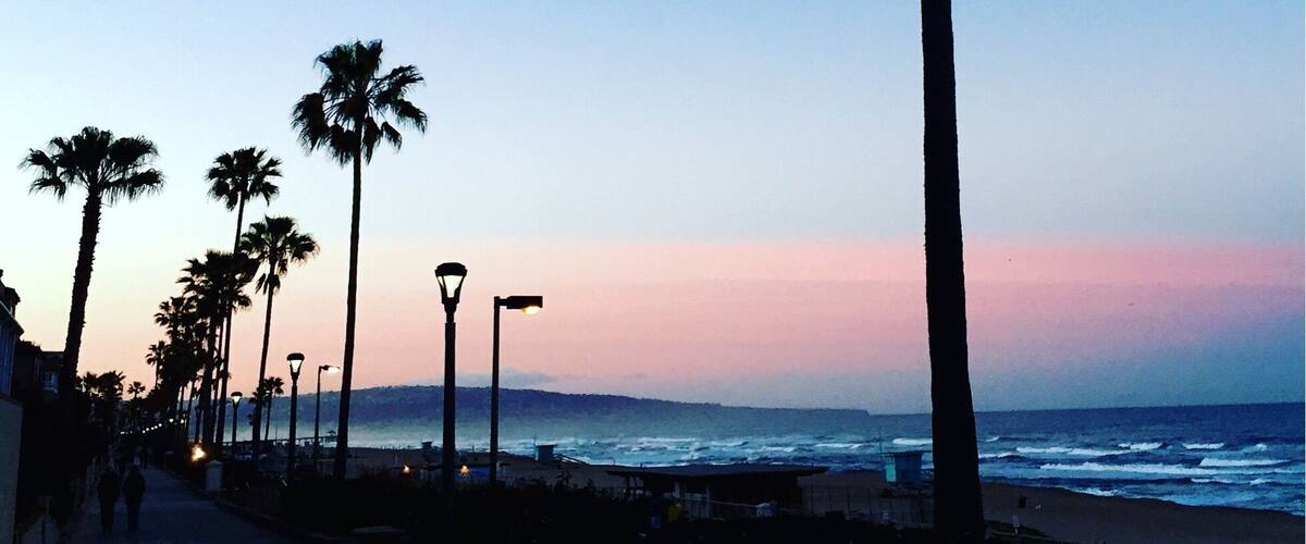 Early morning runs in Manhattan Beach