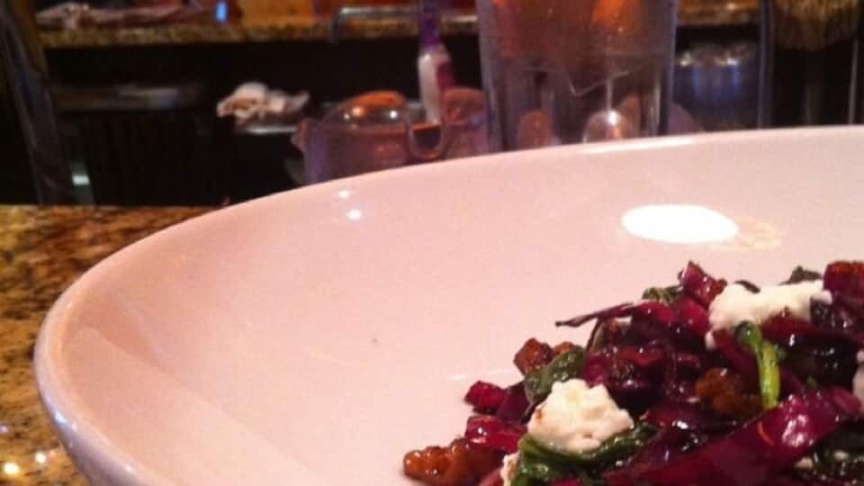 When it's cold outside... Nothing beats a warm cabbage salad at the bar! Get a local beer while your at it and enjoy conversation with the friendly staff.