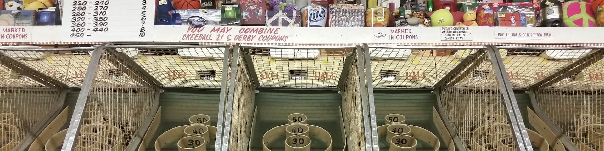 Great place to get your ski ball on. Classic 9-ball lanes and games only cost a quarter. The tickets may be worthless, but the fun is priceless.