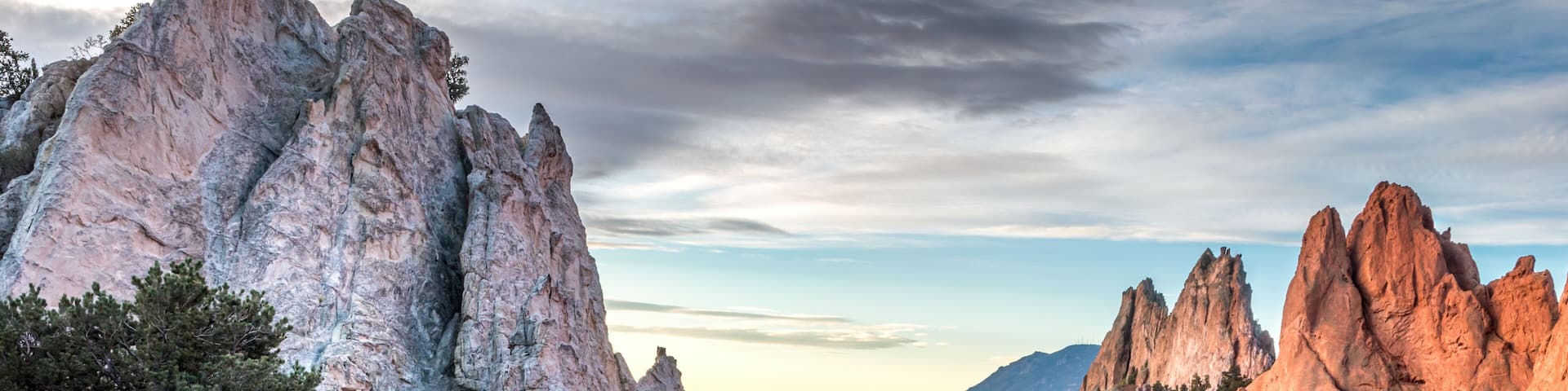 Garden of the gods, Colorado Springs, Colorado. Early in the morning