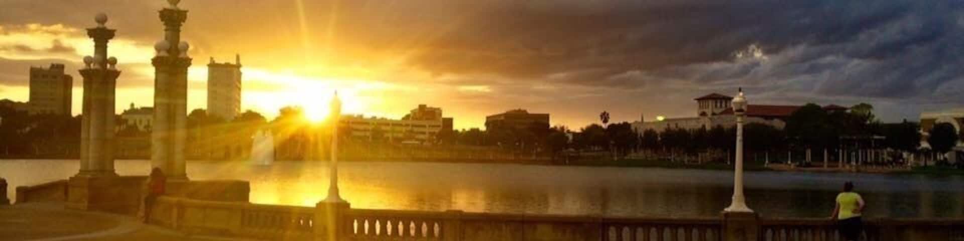 Lake Mirror at sunset