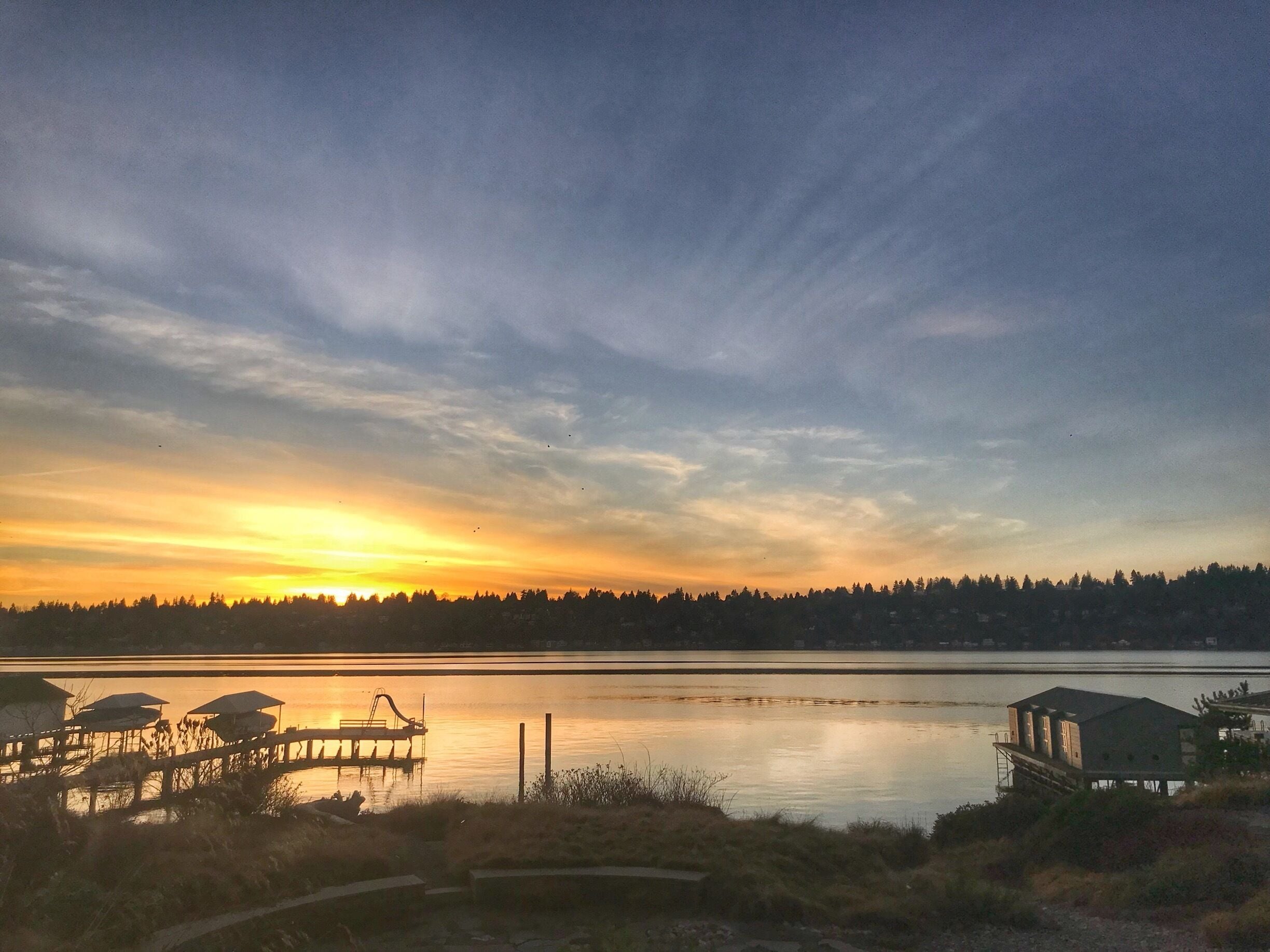 Kirkland, Washington sunset 