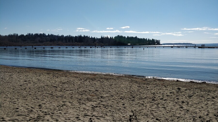 Fun place to hang out int the sun. In the summer this beach is quite crowded.