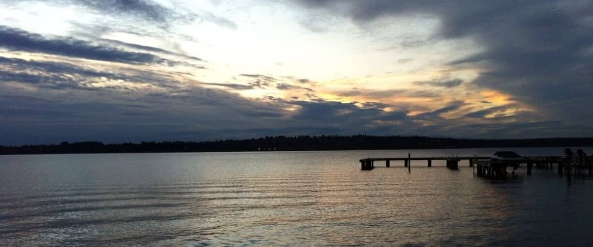 Nice view over the lake in Kirkland