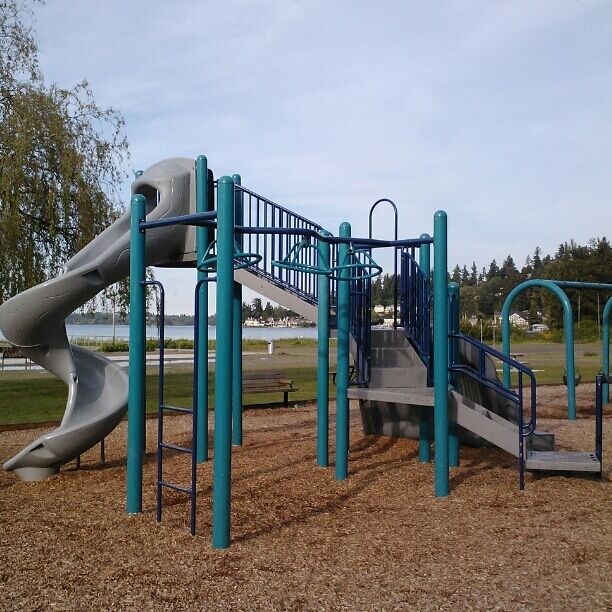 Bigtoy, slide and lots of swings at this Lake Washington park in Juanita.