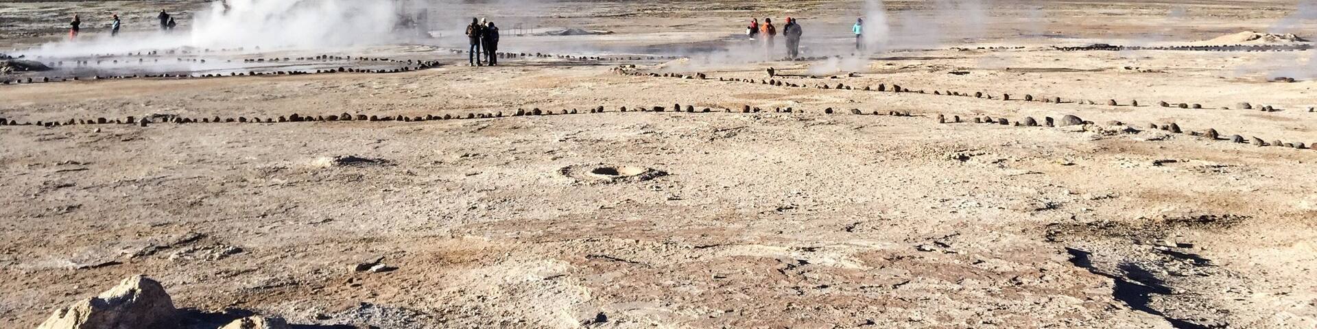 Geyser field located within the Andes Mountains at 4,320 meters a.m.s.l.