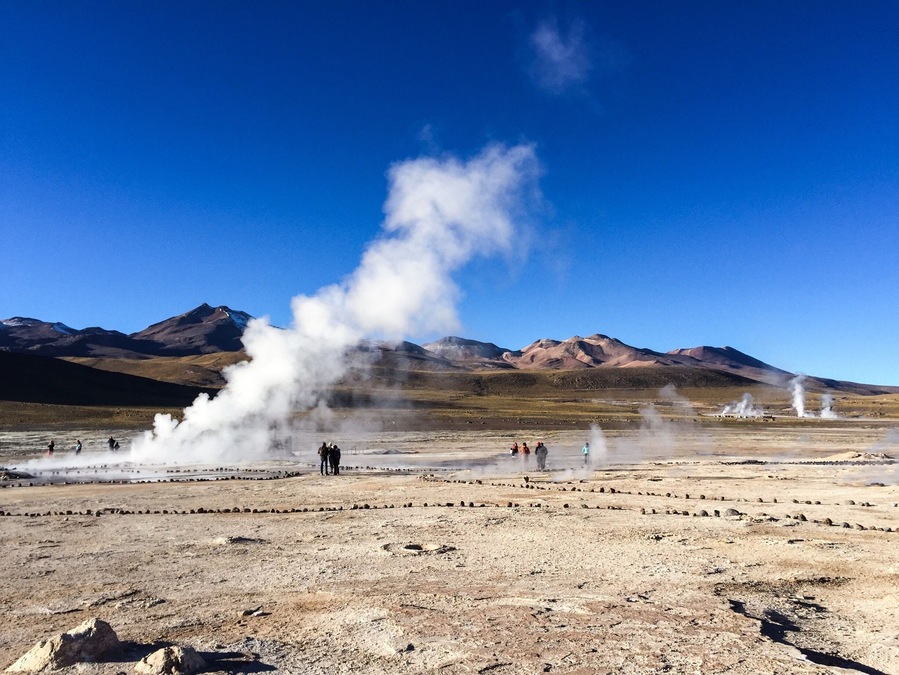 Geyser field located within the Andes Mountains at 4,320 meters a.m.s.l.