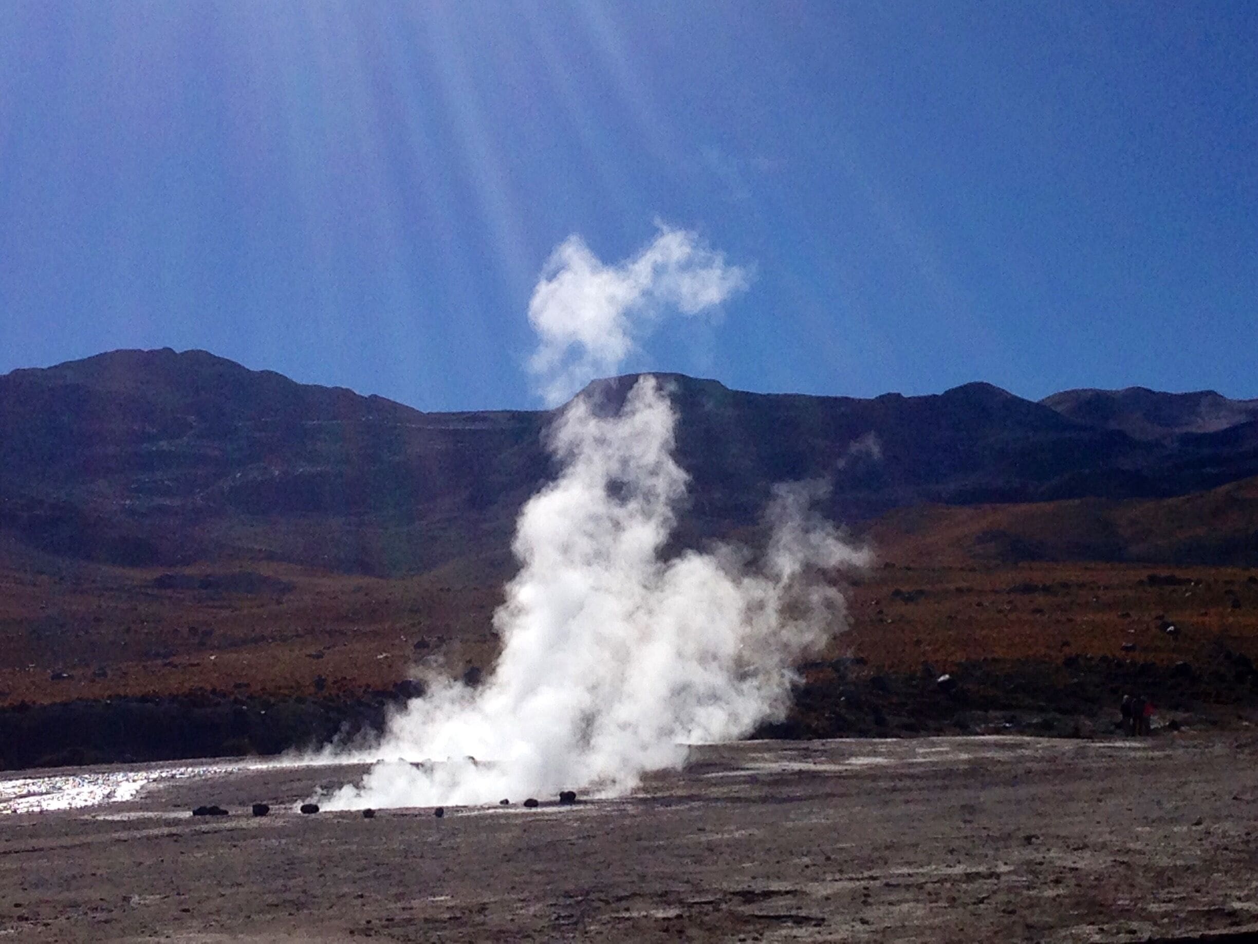 When the sun waking up and the mon dissapeared