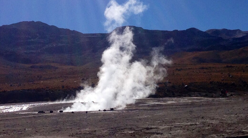 When the sun waking up and the mon dissapeared