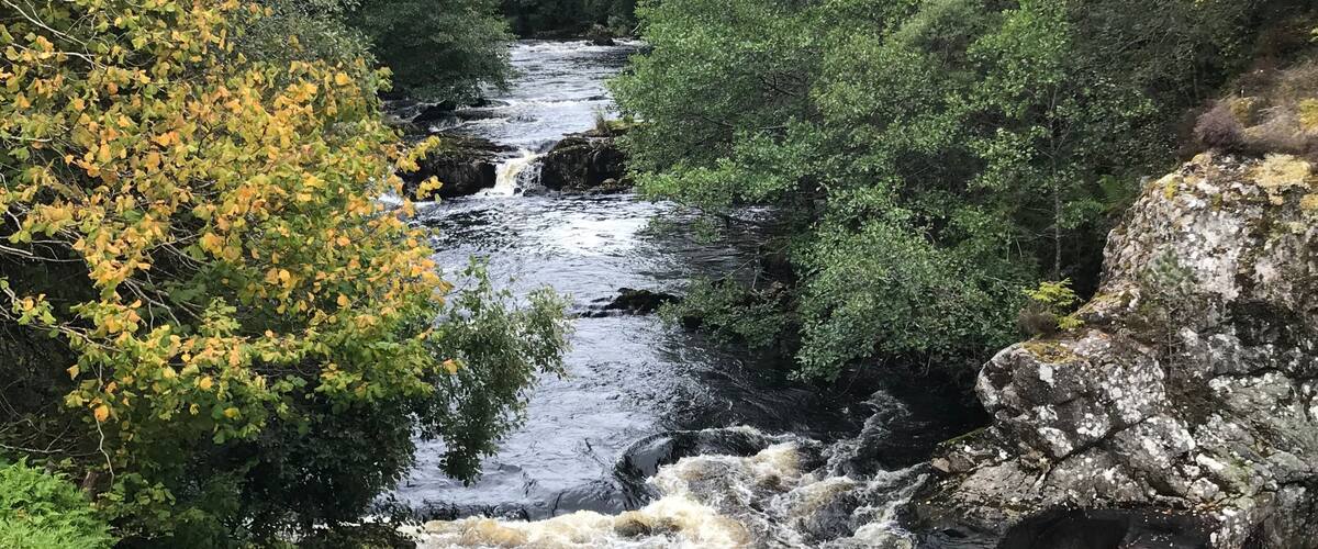 The Falls of Shin, Northern Scotland.