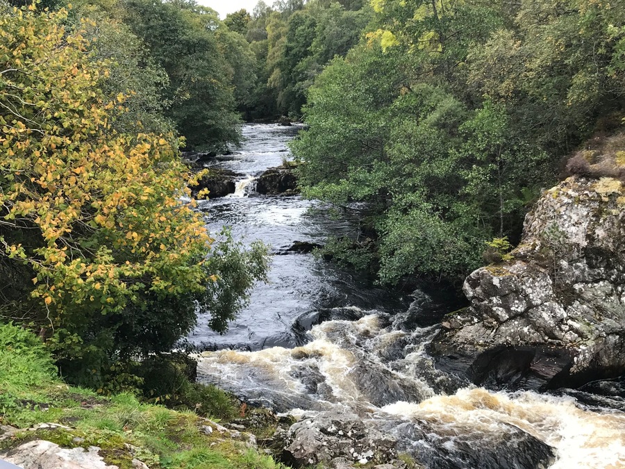 The Falls of Shin, Northern Scotland.