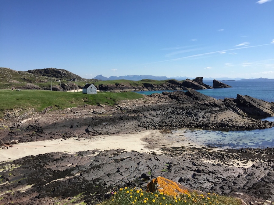 The old salmon bothy at Clachtoll.