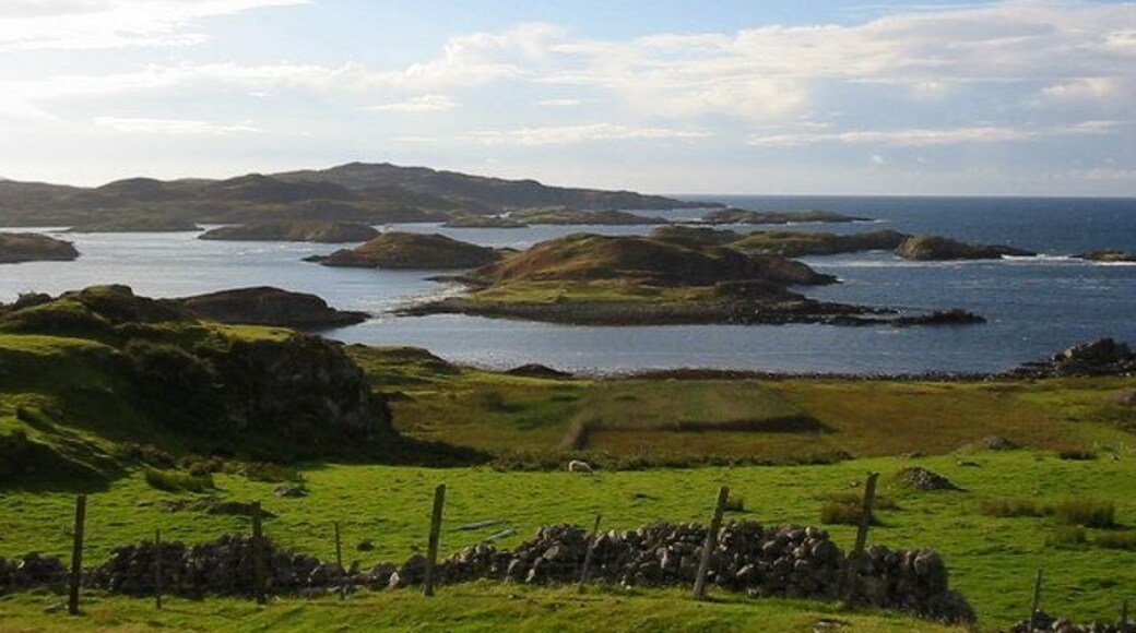 Islands West of Culkein Drumbeg Looking towards w:Oldany Island