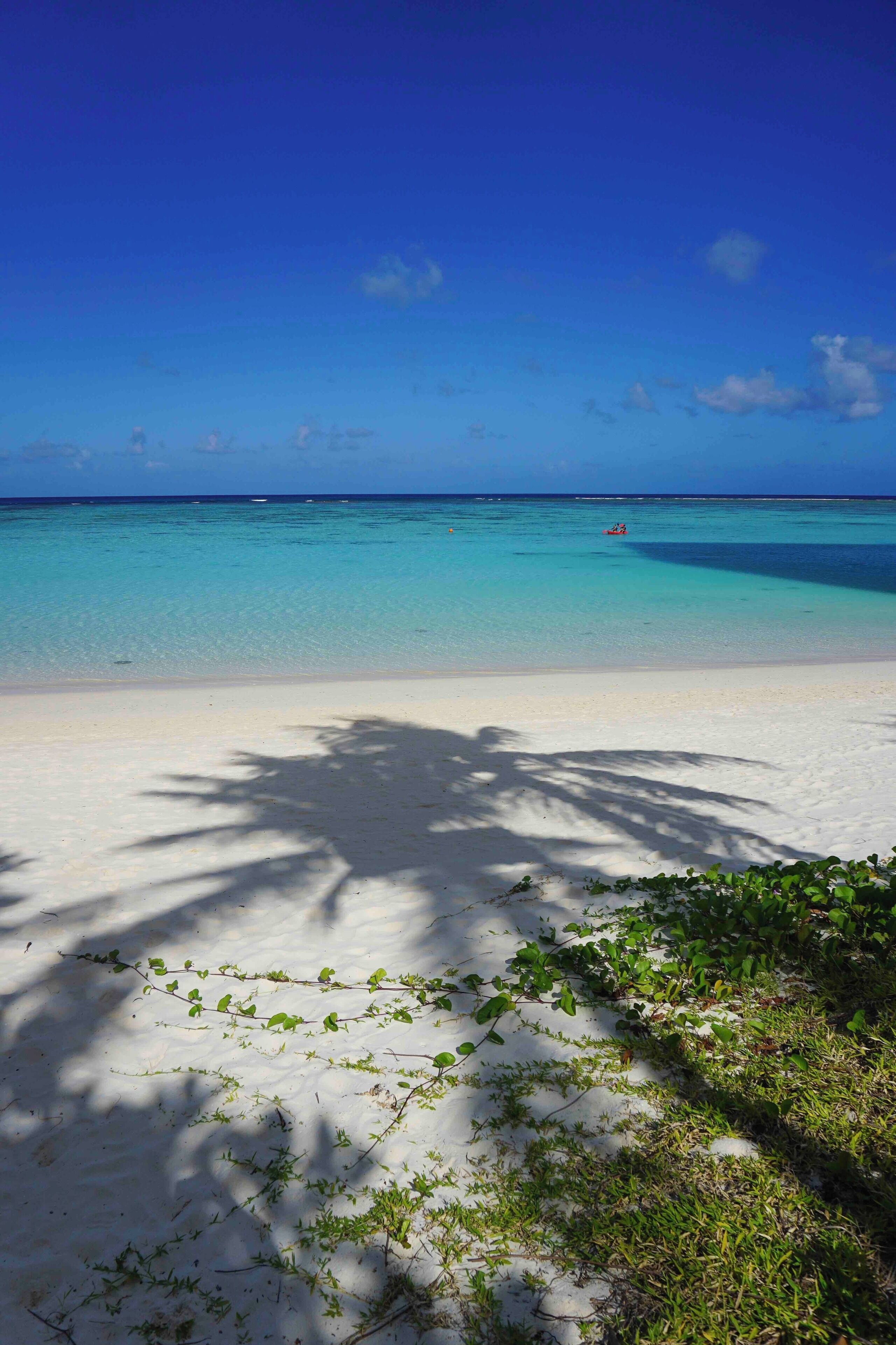 Beautiful morning on the beach, Matapang Beach, Guam