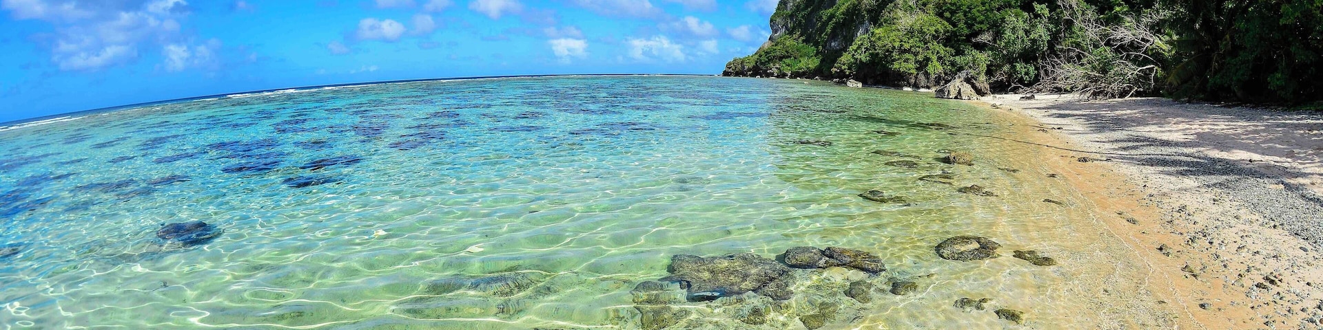 Fai Fai Beach and Tumon Bay in the morning, Tamuning, Guam
#adventure
