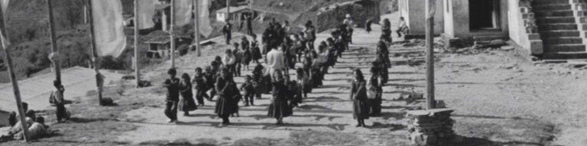 Yangrima School physical training in 1993