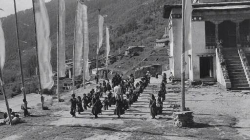 Yangrima School physical training in 1993