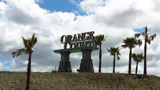 Leaving LA county, entering Orange County. Freeway opens up and I will be home soon