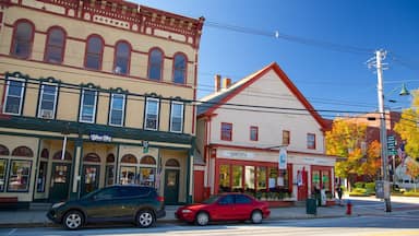 Ludlow showing street scenes