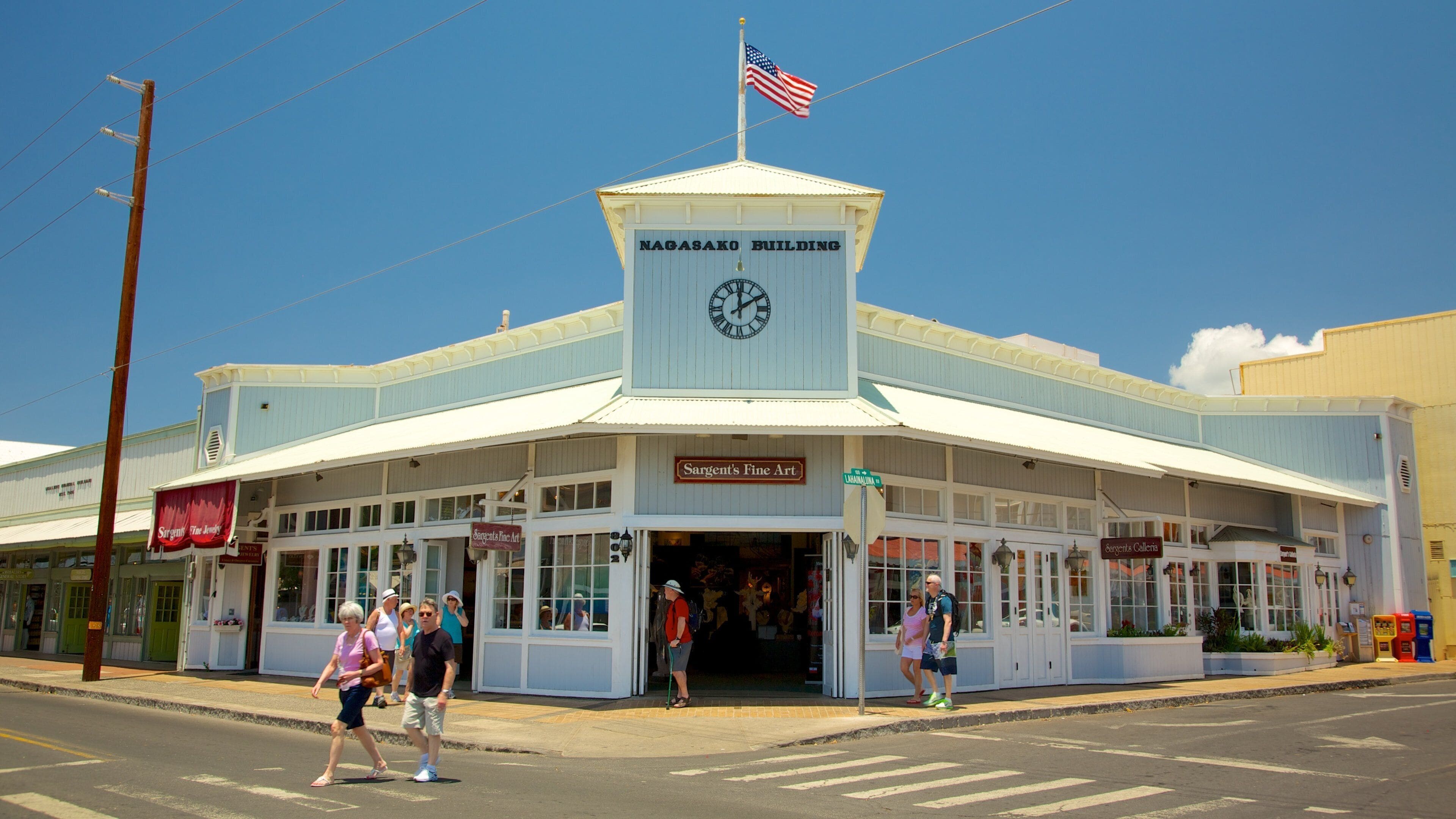 Lahaina mostrando strade