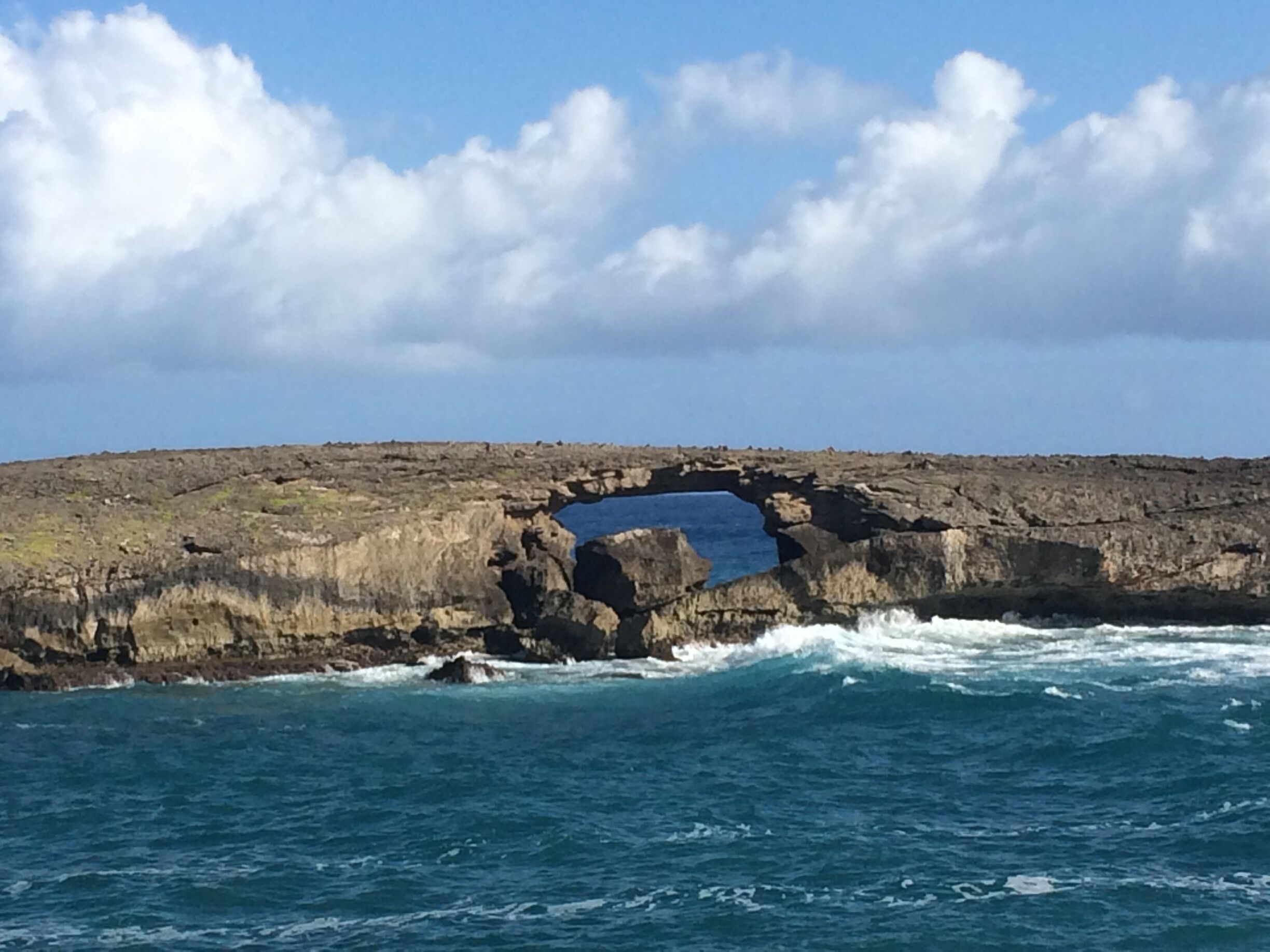 Beautiful spot to sit and listen to the waves crash on the rocks.