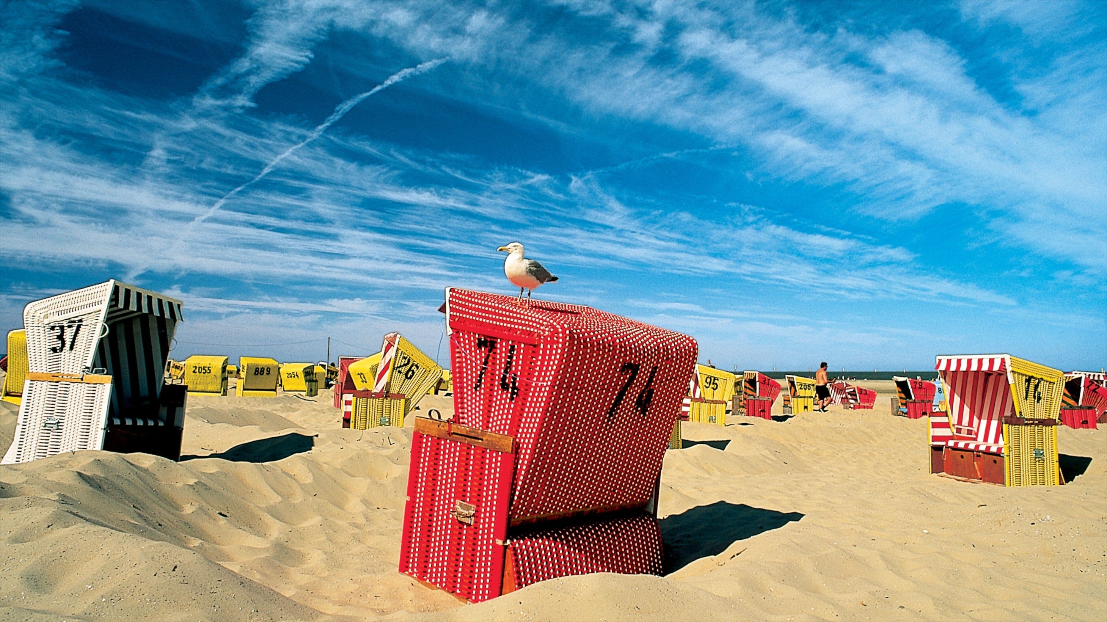 Langeoog caracterizando uma praia